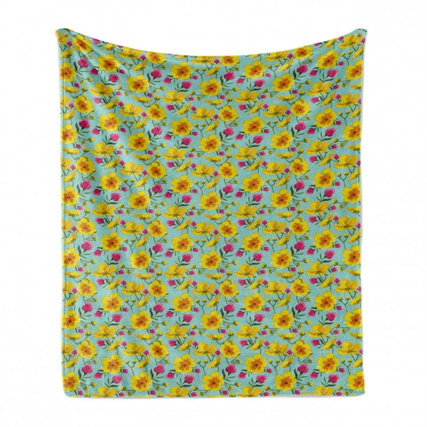 Polka Dots Colorful Flowers Romantic Rosebud Tulips Arrangement Seafoam Magenta Cozy Plush for Indoor and Outdoor Use Ambesonne Floral Soft Flannel Fleece Throw Blanket 70 x 90 Polka Dots Colorful Flowers Romantic Rosebud Tulips Arrangement Seafoam Magenta Cozy Plush for Indoor and Outdoor Use Ambesonne Floral Soft Flannel Fleece Throw Blanket 70 x 90